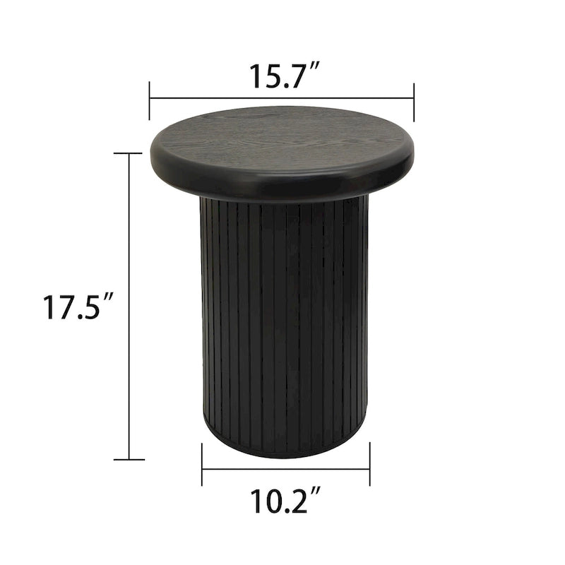 Modern Round Nesting Coffee Tables – Stackable Double Table for Living Room