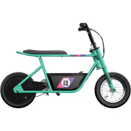 Razor Rambler 12" Step Over Electric Cruiser Bike - Mint: 250W Motor, Steel Frame