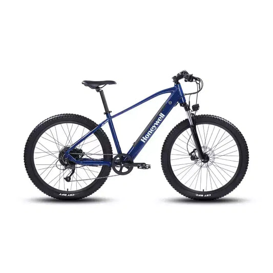 Honeywell 27.5" El Capitan Step Over Mountain Electric Bike - Blue