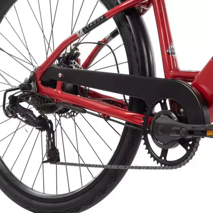 Bicicletta elettrica Huffy Lyndon Step-Through - Ruote da 27.5" - 20 MPH - 36V - Rossa
