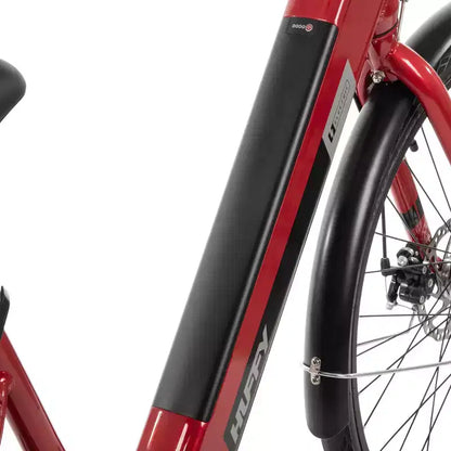 Bicicletta elettrica Huffy Lyndon Step-Through - Ruote da 27.5" - 20 MPH - 36V - Rossa