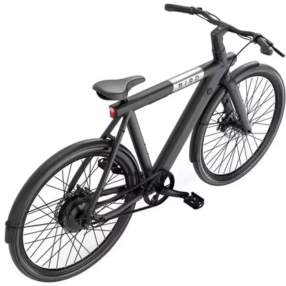 Bird Adult A Frame 28" Step Over Electric Hybrid Bike - Nero: Telaio in alluminio, velocità massima 20 mph