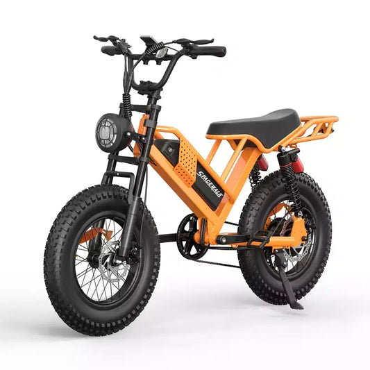 Eilleo 20 Fat Tire E-Bike  750W Motor (920W Peak), 24.9 mph, 5070 Mile Range, 48V 15.6Ah Battery, Dual Suspension, Shimano 7-Speed
