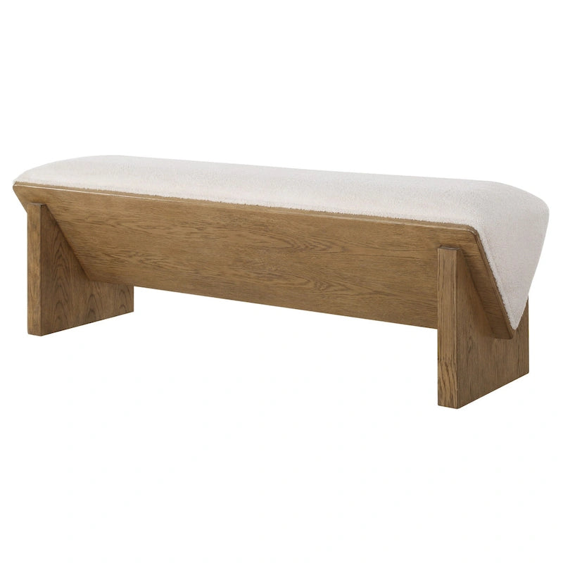 Panca imbottita con struttura in legno, larghezza 150 cm – Seduta per ingresso e camera da letto