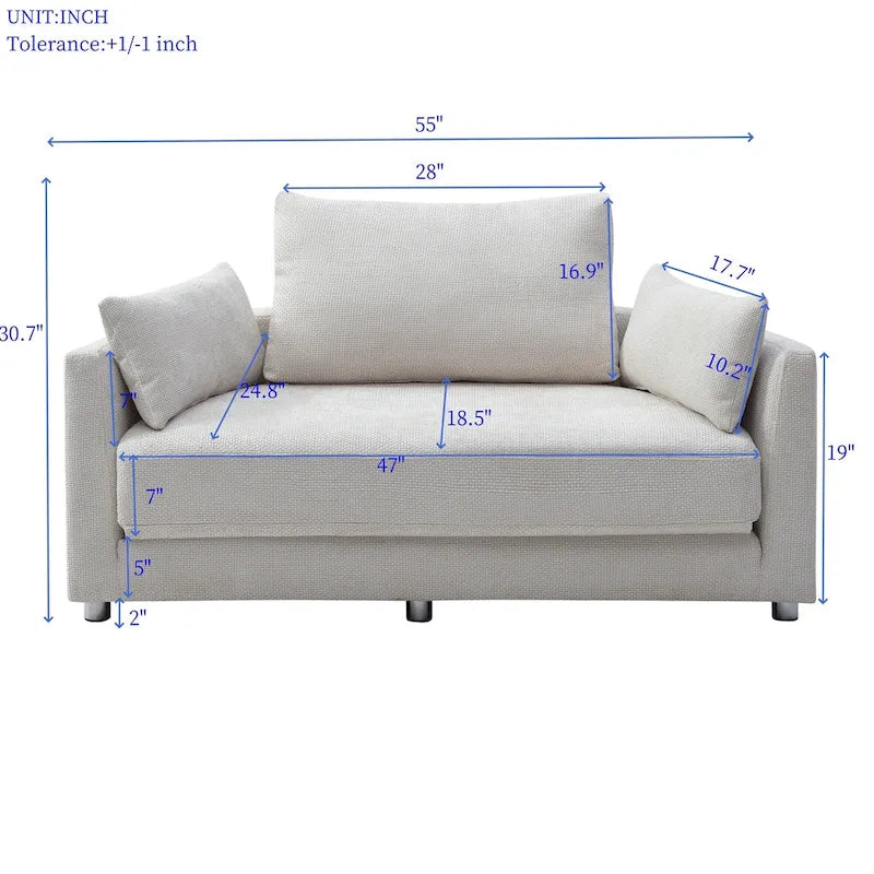 Letto pieghevole in lino, Divano letto a terra, Letto circolare, Divano futon regolabile, Divano pieghevole pigro per soggiorno