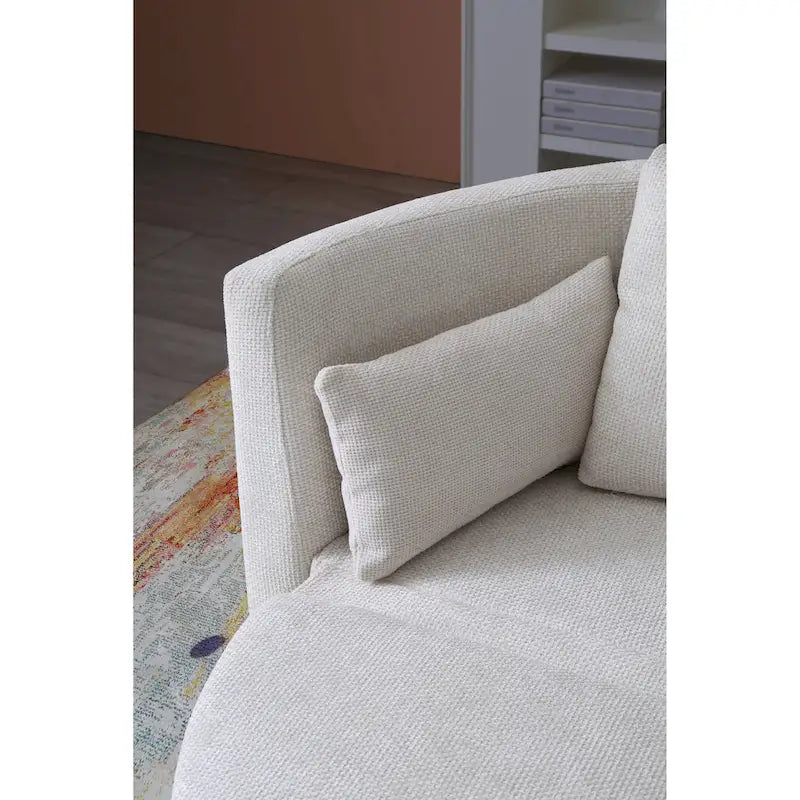 Letto pieghevole in lino, Divano letto a terra, Letto circolare, Divano futon regolabile, Divano pieghevole pigro per soggiorno