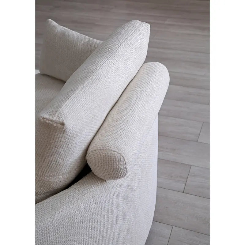 Letto pieghevole in lino, Divano letto a terra, Letto circolare, Divano futon regolabile, Divano pieghevole pigro per soggiorno