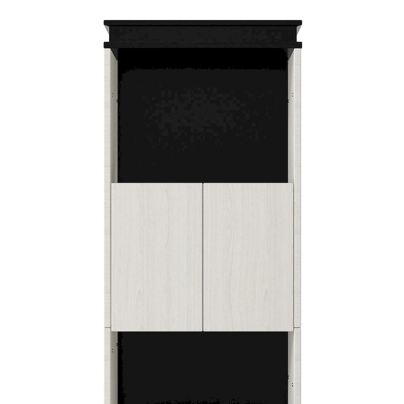 Full Size Murphy Bed with Desk and Storage Shelves