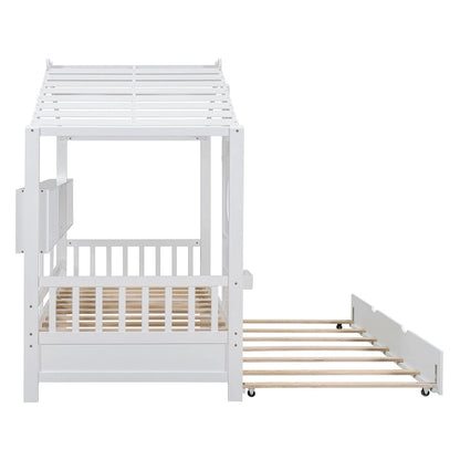 Queen Upholstered Bed with Wingback Headboard & 4 Storage Drawers