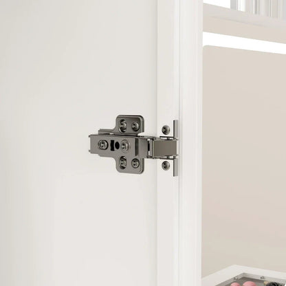 Armadio con ante in vetro da 120 cm con luce LED integrata