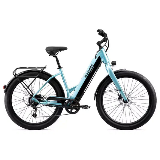 Schwinn Adult Coston DX 27.5 Step Through Hybrid Electric Bike