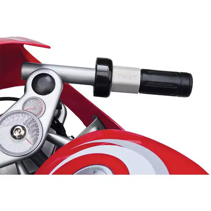 Razor Mini Moto Elettrica da Corsa 24 Volt, 1 Velocità, Moto da Corsa Dirt Bike, con Pneumatici da 10 Pollici, Velocità Fino a 24 km/h, Età 13+, Confezione da 2, Rossa