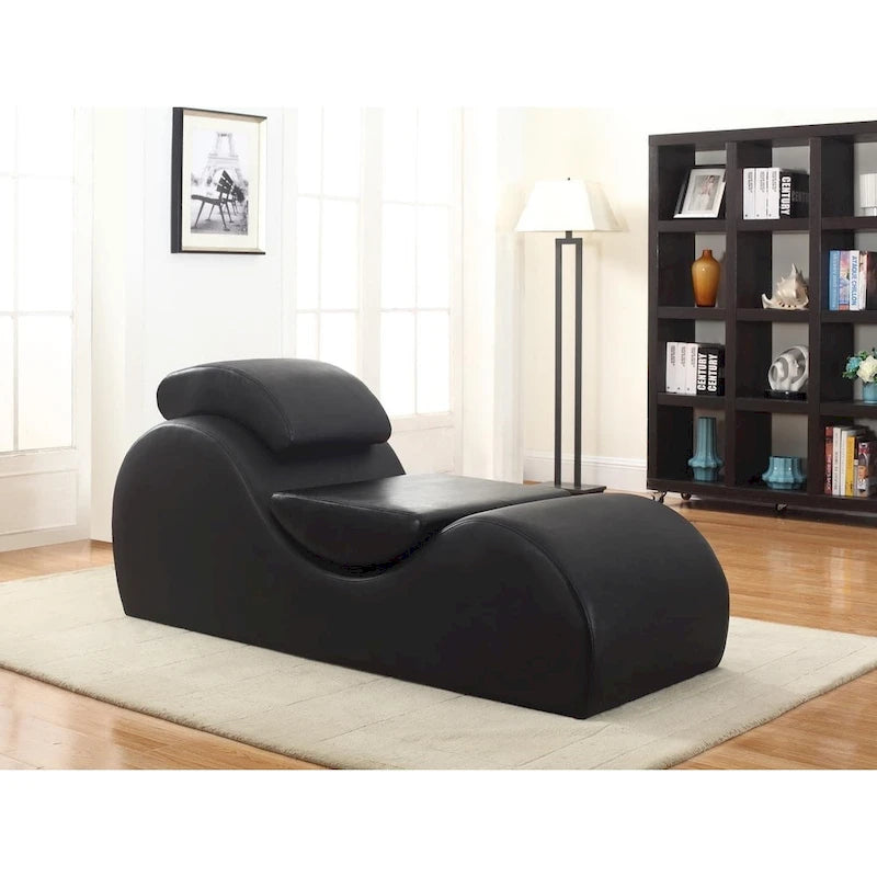 Chaise longue in similpelle per yoga e relax