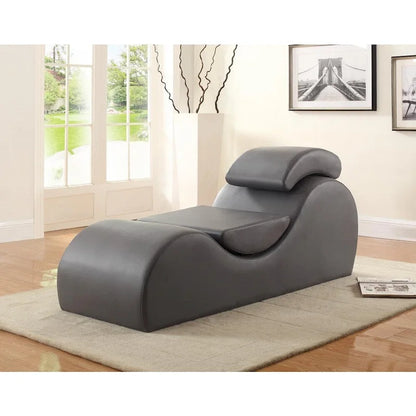 Chaise longue in similpelle per yoga e relax
