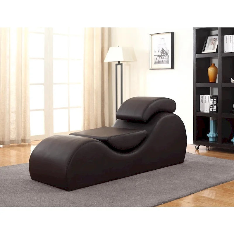 Chaise longue in similpelle per yoga e relax