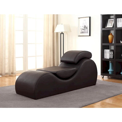 Chaise longue in similpelle per yoga e relax