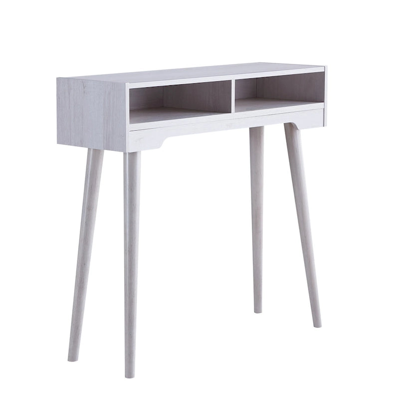 Consolle Mid-Century Modern da 91 cm con 2 Ripiani Aperti
