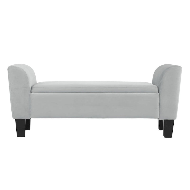 Panca Contenitore Ottomana in Velluto – 16.5L x 55W x 23H