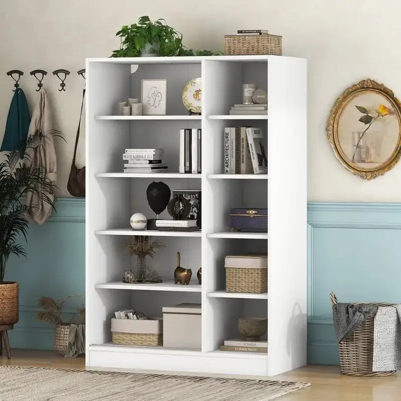3-Door Shutter Wardrobe with shelves For Bedroom