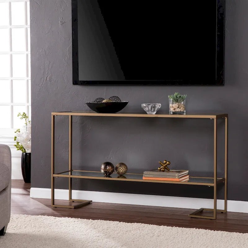 Consolle Glam Gold con finitura opaca per ingresso e soggiorno