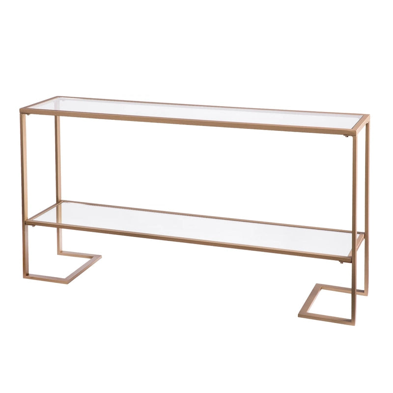 Consolle Glam Gold con finitura opaca per ingresso e soggiorno