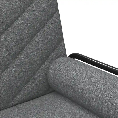 Divano Letto in Tessuto con Schienale e Braccioli Regolabili – 205,7W x 88,9D x 70,1H cm
