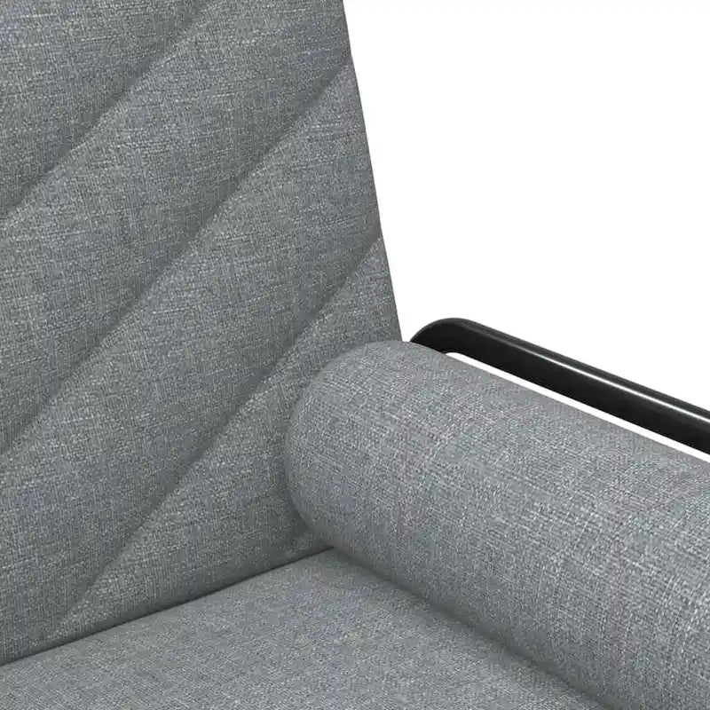 Divano Letto in Tessuto con Schienale e Braccioli Regolabili – 205,7W x 88,9D x 70,1H cm