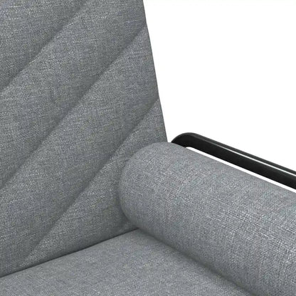 Divano Letto in Tessuto con Schienale e Braccioli Regolabili – 205,7W x 88,9D x 70,1H cm