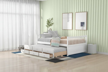 Daybed with Trundle and Drawers