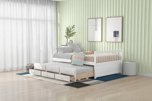 Daybed with Trundle and Drawers