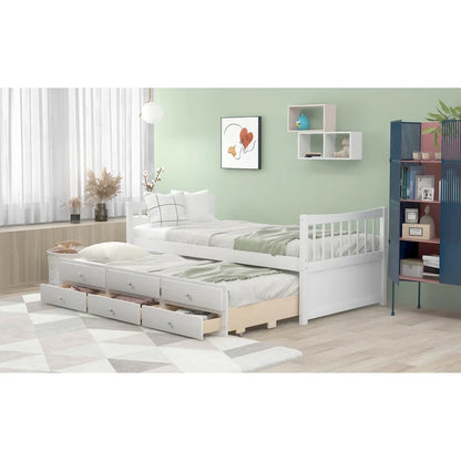 Daybed with Trundle and Drawers