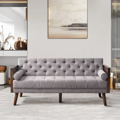Divano letto pieghevole regolabile Mid Century Modern per soggiorno