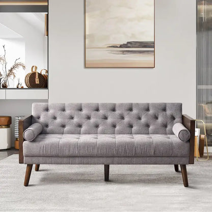 Divano letto pieghevole regolabile Mid Century Modern per soggiorno