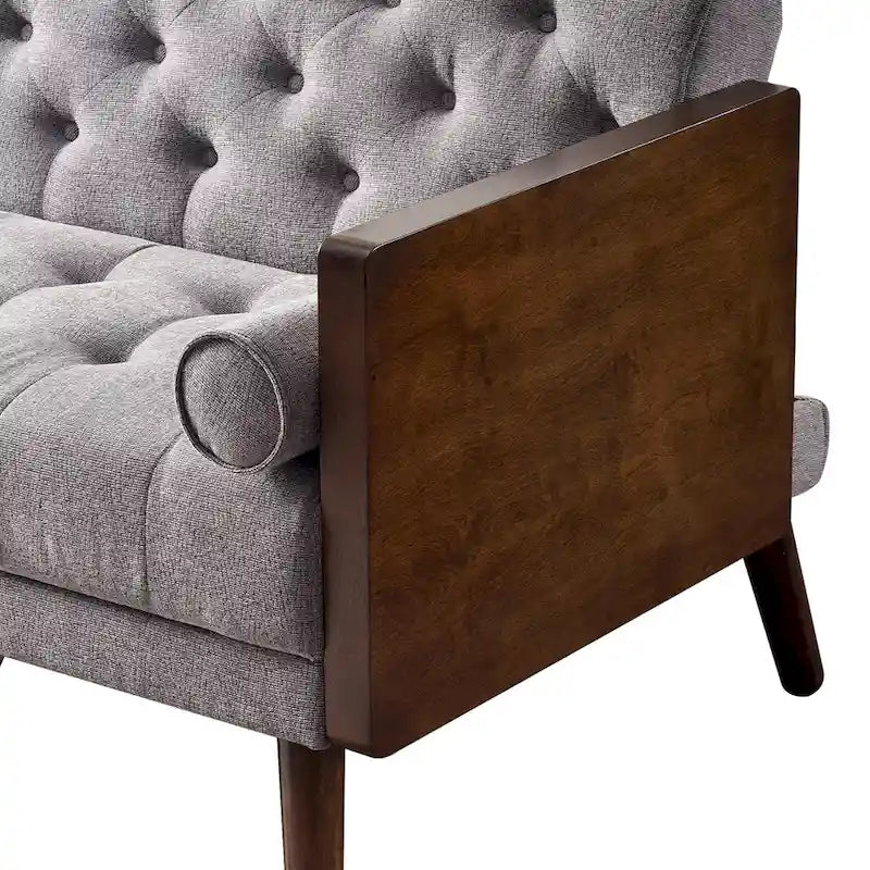 Divano letto pieghevole regolabile Mid Century Modern per soggiorno