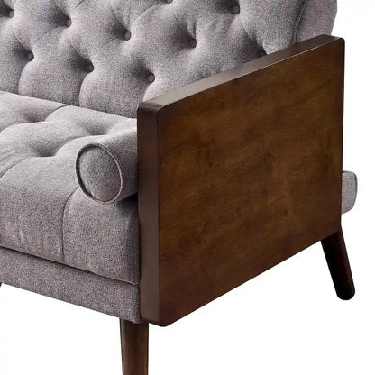 Divano letto pieghevole regolabile Mid Century Modern per soggiorno