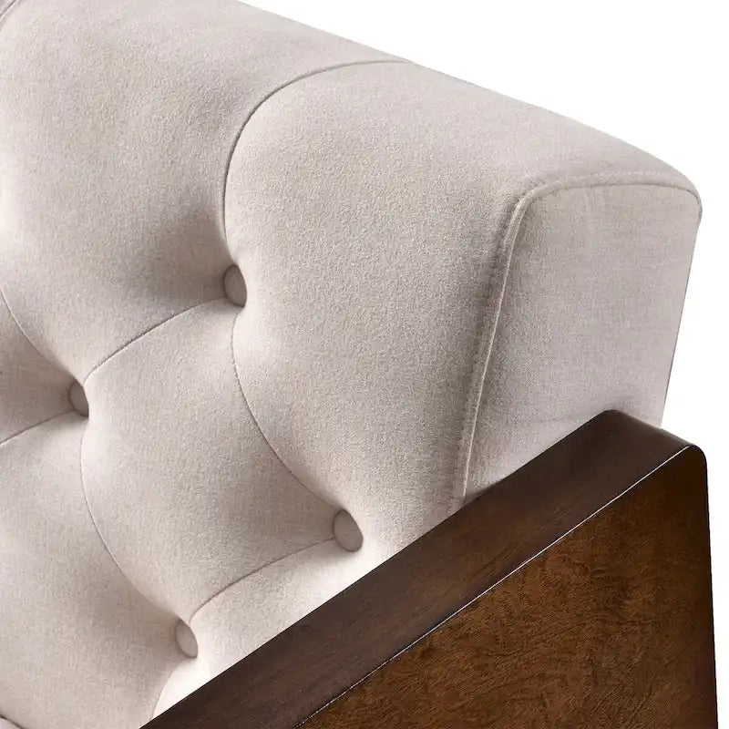Divano letto pieghevole regolabile Mid Century Modern per soggiorno