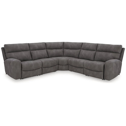 Signature Design by Ashley Next-Gen DuraPella 5-Piece Power Reclining Sectional - 105.5W x 104.5D x 42H
