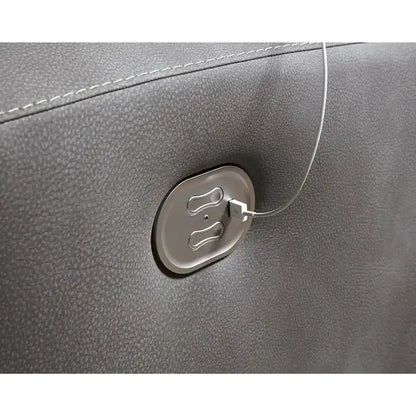 Divano Sezionale Reclinabile Elettrico con Poggiatesta Regolabili e Porta USB – 105.5L x 104.5P
