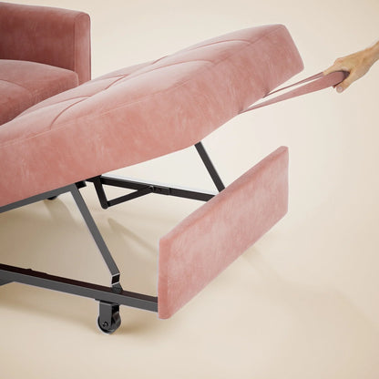 Divano letto trasformabile 3-in-1, Poltrona letto estraibile, Letto pieghevole convertibile per soggiorno
