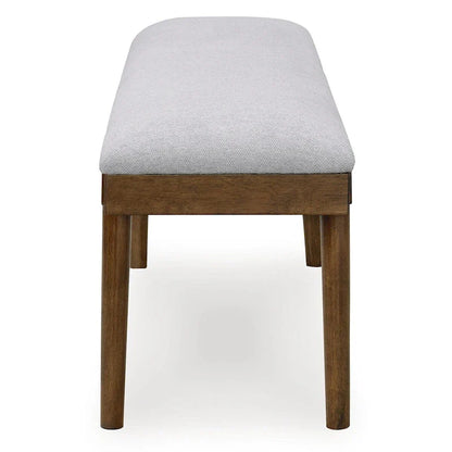 Panca da pranzo imbottita Signature Design by Ashley Lyncott Grigio/Marrone 59 - 59,25 L x 15,13 P x 19,75 A